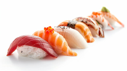 Various types of yummy Sushi