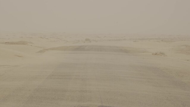 Desert Storm In The Sahara, Tunisia