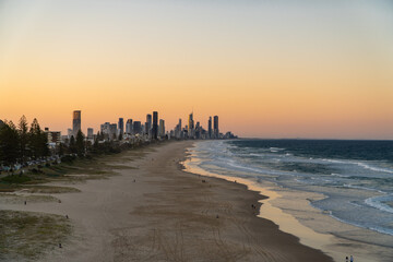 Gold Coast skyline, Queensland, Australia