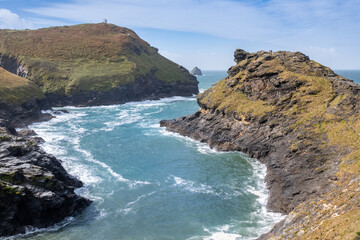 Boscastle harbour entrance