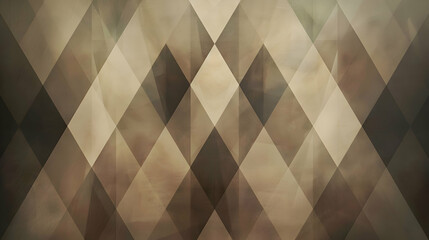Serene hues of brown and beige blend harmoniously, creating a hypnotic display of geometric...