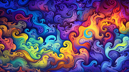 colorful spychedelic style wallpaper, psychedelic style wallpapper colorful vibe, trippy wallpaper, tipping