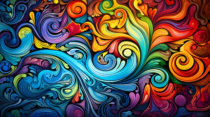 colorful spychedelic style wallpaper, psychedelic style wallpapper colorful vibe, trippy wallpaper, tipping