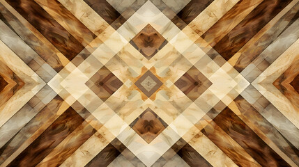 Subtle variations of brown and beige dance together in a mesmerizing display of geometric finesse,...