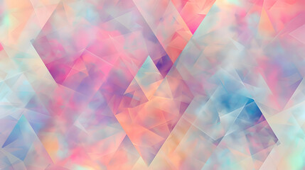 Triangular patterns in soft pastel colors forming an intriguing visual puzzle