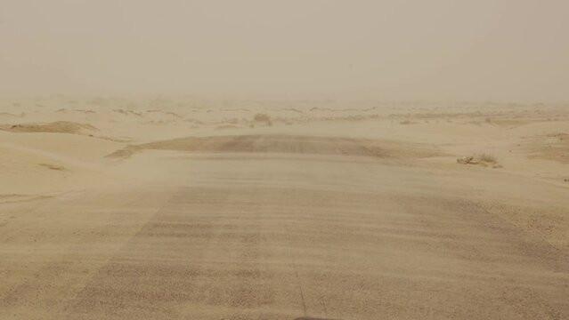 Desert Storm In The Sahara, Tunisia