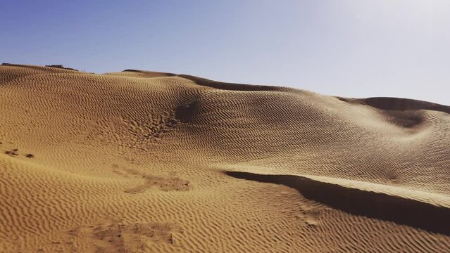 Aerial, Fort Romain Tisavar In The Sahara, Tunisia