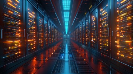 Obraz premium Data Transfer Optimization with Content Delivery Networks (CDNs),