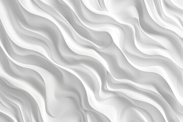Soft abstract wavy embossed texture Minimal concept. Abstract white background.