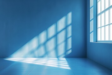 KS 3D render of an empty minimal light purple wall with.