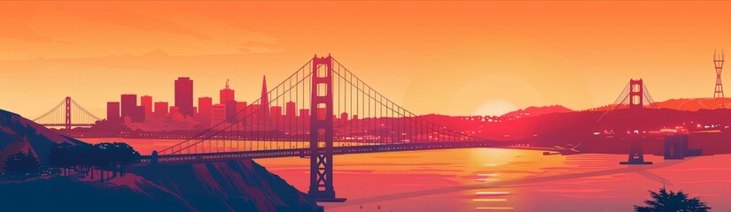 Technological Future Urban Illustration: Urban Background Materials