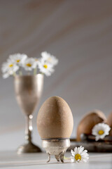 Easter eggs.  Easter background - obrazy, fototapety, plakaty