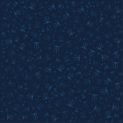 PrintMath function graph concept blue seamless pattern background - obrazy, fototapety, plakaty