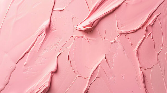 Pastel pink background for beauty and cosmetic product showcases.