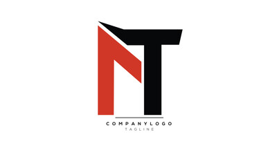 Alphabet letters Initials Monogram logo AT, AT INITIAL, AT letter