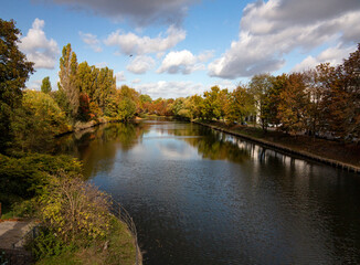 River Trave in Luebeck