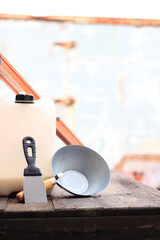 Repair and construction, items. New tools for repair and construction. Plastering tools