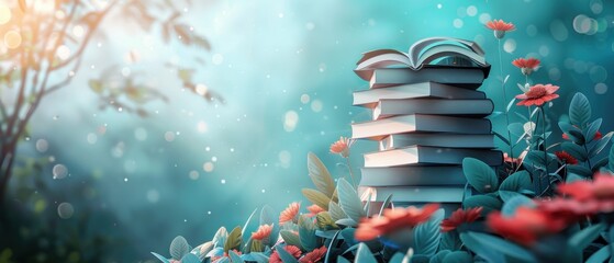 Educational Success and Career Achievement Concept Scene learning, growth, and professional accomplishments. The setting conveys a balance between academic pursuits and the professional world