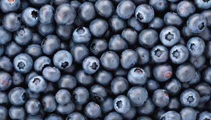 Background from blue berries of blueberries. Design element - obrazy, fototapety, plakaty