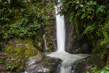 Waterfall at Papallacta area, Ecaudor Andes,Ecuador, South America