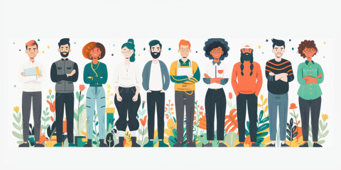 Obraz premium People of different professions together Labor Day