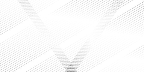 Trendy gray line abstract pattern high resolution illustration vector. Abstract background wave circle lines. elegant white striped. architecture geometric design. Thin dark lines on white  background - obrazy, fototapety, plakaty