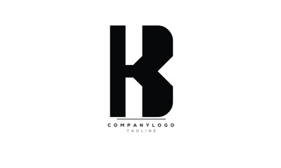 Alphabet letters Initials Monogram logo HB, HB INITIAL, HB letter