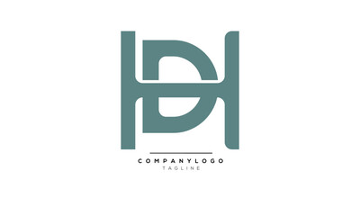 Obraz premium Alphabet letters Initials Monogram logo HD, HD INITIAL, HD letter