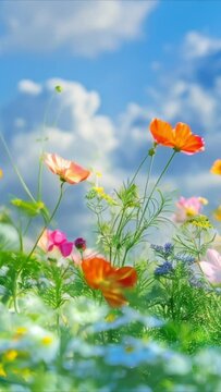 field of flowers