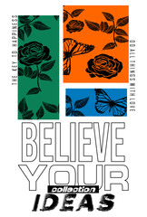 Fashion vector T-shirt Poster perfect graphic illustration 