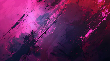 Pink magenta abstract background in punk style freeform. - obrazy, fototapety, plakaty