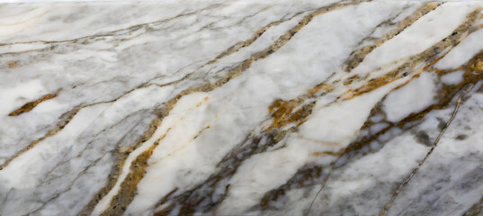 White marbled stone surface. Generative AI.