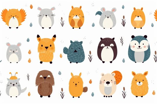 Pattern Animals Children's Style