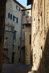 Historic buildings of Cortona, Tuscany, Italy