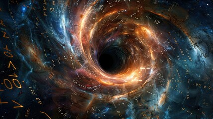 A Infinite Number Surrounding the Galaxy, A Black Hole of Mathematical Symbols.