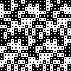 Seamless Black and White Pattern, Abstract Pattern	