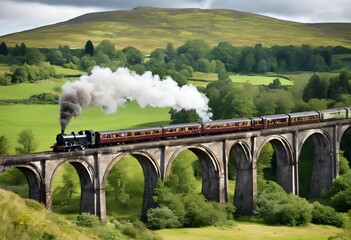 A view of a Viaduct in Scotland