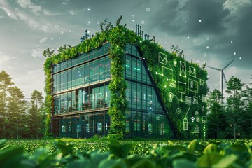  Green Data Center Sustainability, a green data center.