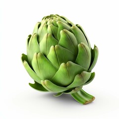 Artichoke isolated on white background
