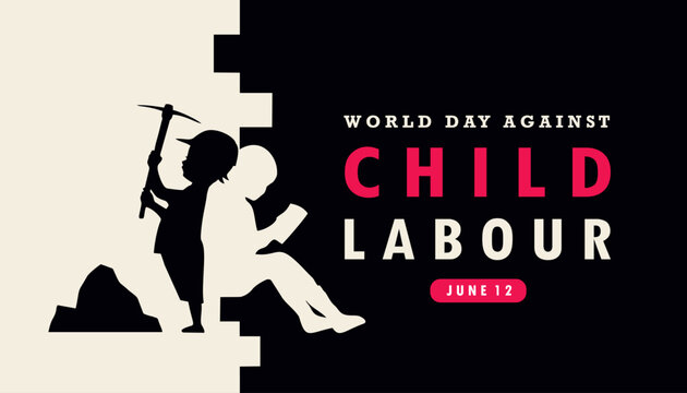 world day against child labour vector illustration design