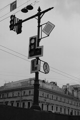 street lamp in the city