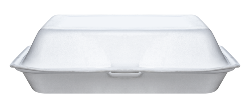 White foam box