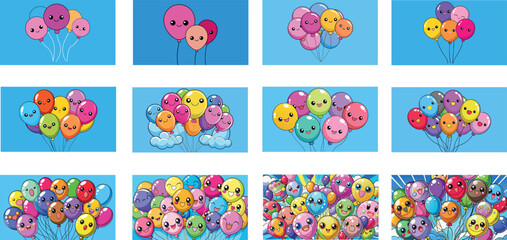 Fototapeta premium BALLOON COLLECTION