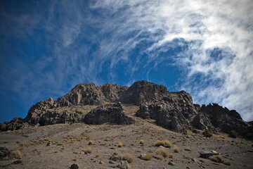 A trek to the summit of an active volcanic peak