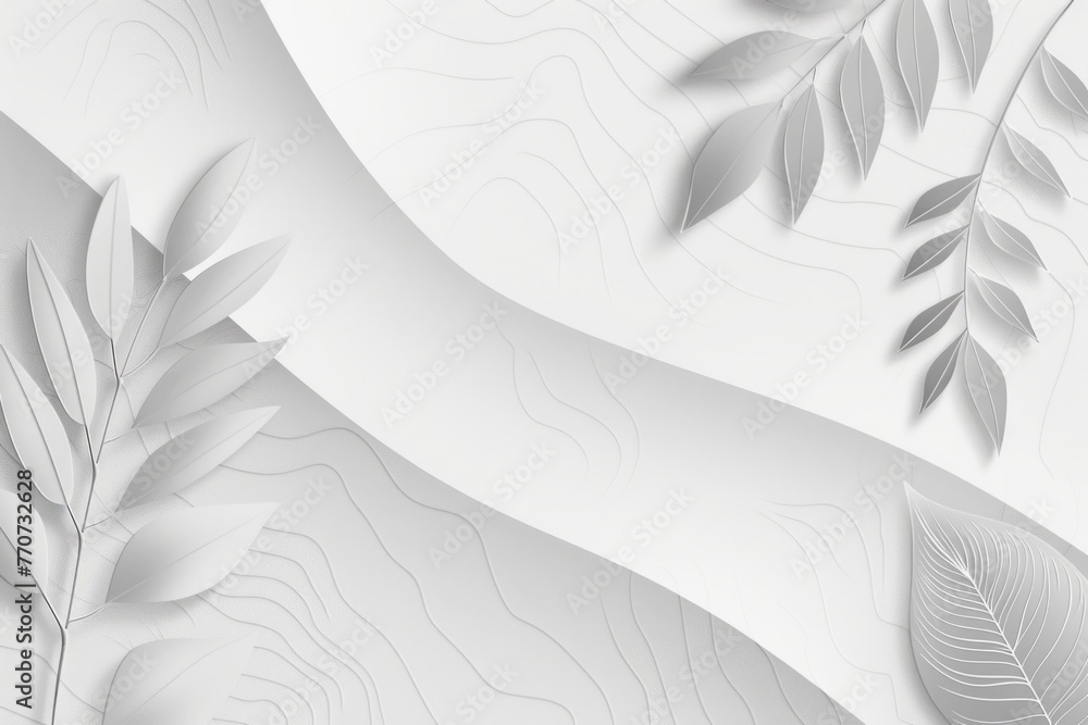 Poster white background with thin lines and geometric shapes the light gray color of the paper creates an a