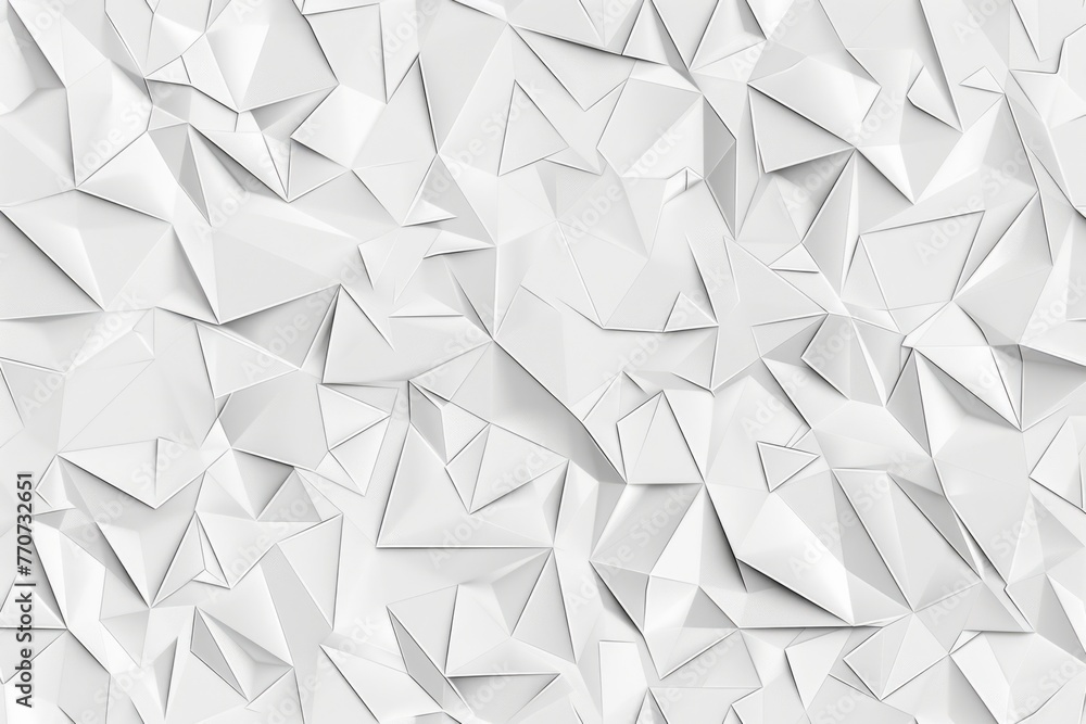 Poster white background with thin lines and triangles for a design template generative ai