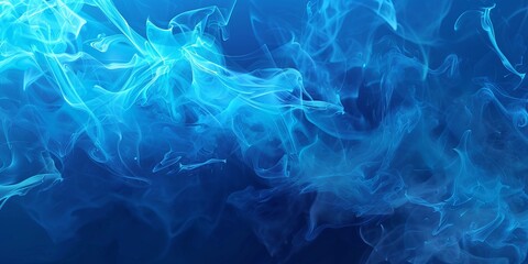 Abstract background, organic, flowing, vibrant blue background 