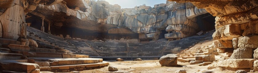 Echoes in an ancient amphitheater