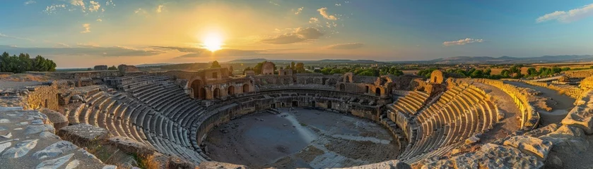 Fotobehang Echoes in an ancient amphitheater © AlexCaelus
