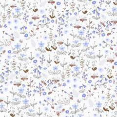 Pattern flower floral spring blossom illustration vector fabric textile design leaf leaves